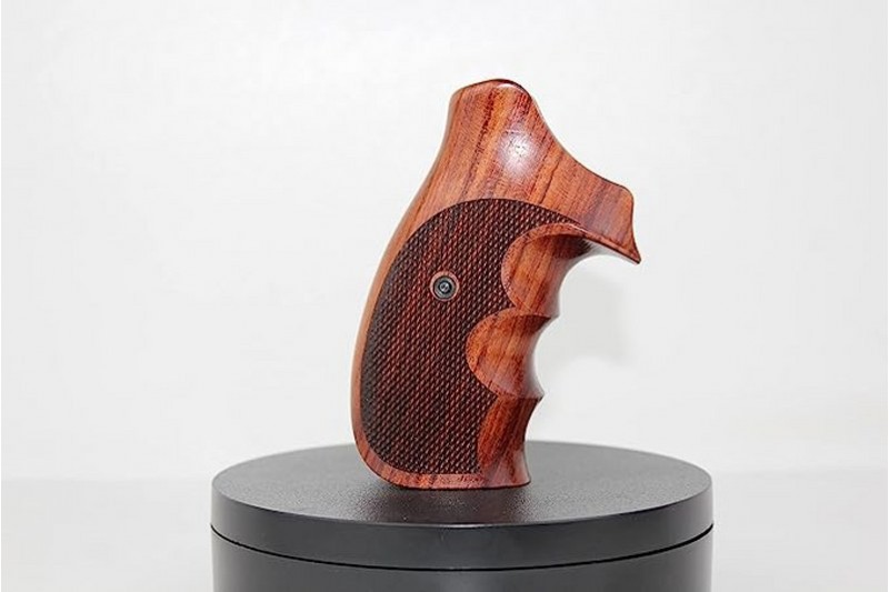 Smith Wesson K/L/X 357 Raund Butt (yuvarlak Dip) Uyumlu Gül Ağacı Kabzası