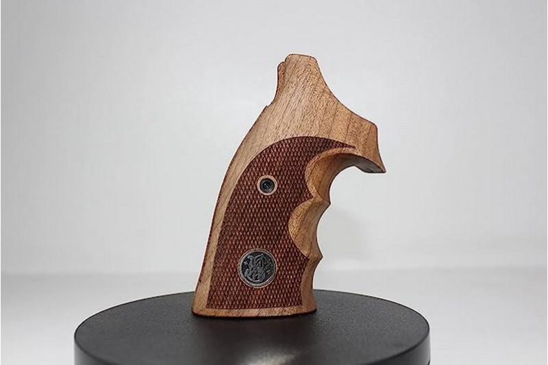 Smith Wesson K / L Suquare Butt (kare dip) Uyumlu Ceviz Kabzası