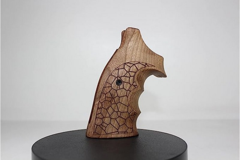 Smith Wesson K / L Suquare Butt (kare dip) Uyumlu Ceviz Kabzası