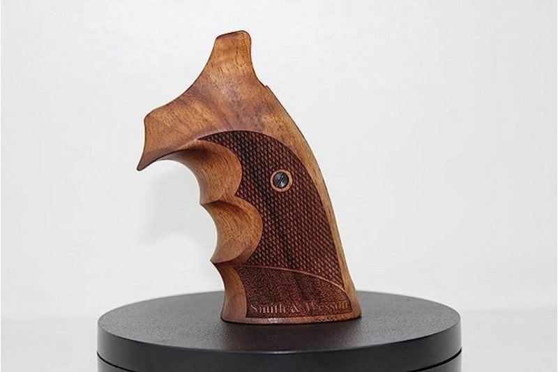 Smith Wesson K / L Suquare Butt (kare dip) Uyumlu Ceviz Kabzası